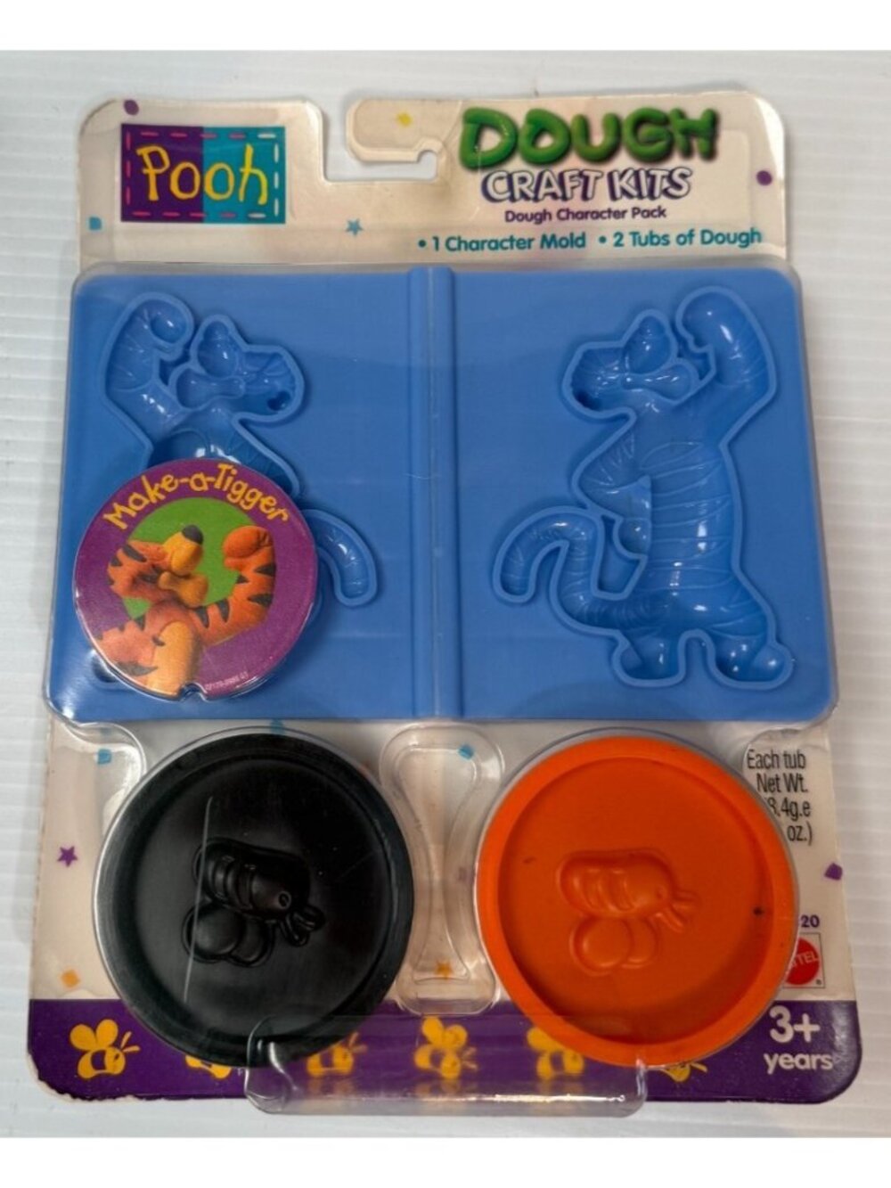 Mattel Winnie the Pooh Make A Tigger Dough Craft Kits‎ Mold Playset New on Card